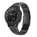 22mm Tortoise Shell Stainless Steel Watch Band, For Garmin Fenix 7, For Garmin Fenix 7 Solar, For Garmin Fenix 7 Sapphire Solar, For Garmin EPIX Gen 2, For Garmin Approach S62, For Garmin Fenix 6 GPS, For Garmin Fenix 6 Pro GPS                         ...