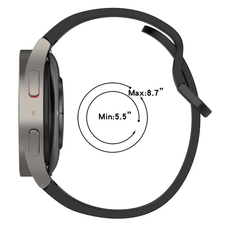 22mm Loop Silicone Watch Band, For Samsung Galaxy Watch3 45mm, For Samsung Galaxy Watch 46mm, For Samsung Gear S3 Classic, For Samsung Gear S3 Frontier
