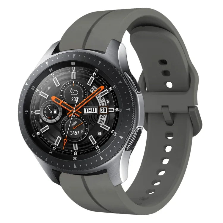 22mm Loop Silicone Watch Band, For Samsung Galaxy Watch3 45mm, For Samsung Galaxy Watch 46mm, For Samsung Gear S3 Classic, For Samsung Gear S3 Frontier