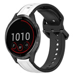 22mm Convex Loop Two-Color Silicone Watch Band, For Garmin Vivoactive4