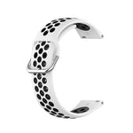 22mm Perforated Breathable Sports Silicone Watch Band, For Samsung Galaxy Watch3 45mm, For Samsung Gear S3 Classic, For Samsung Gear S3 Frontier