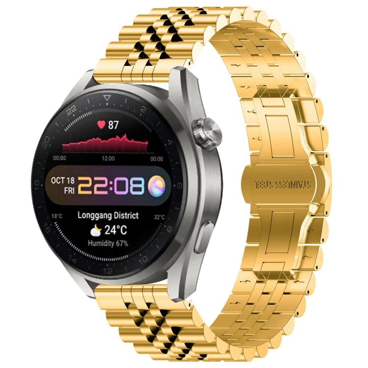 Five Bull Half Round Stainless Steel Watch Band + Strap Removal Tool, For Huawei Watch GT3 SE, For Huawei Watch Buds, For Huawei Watch3 Pro New, For Huawei Watch GT3 Pro 46mm, For Huawei Watch GT Runner, For Huawei Watch GT3 46mm