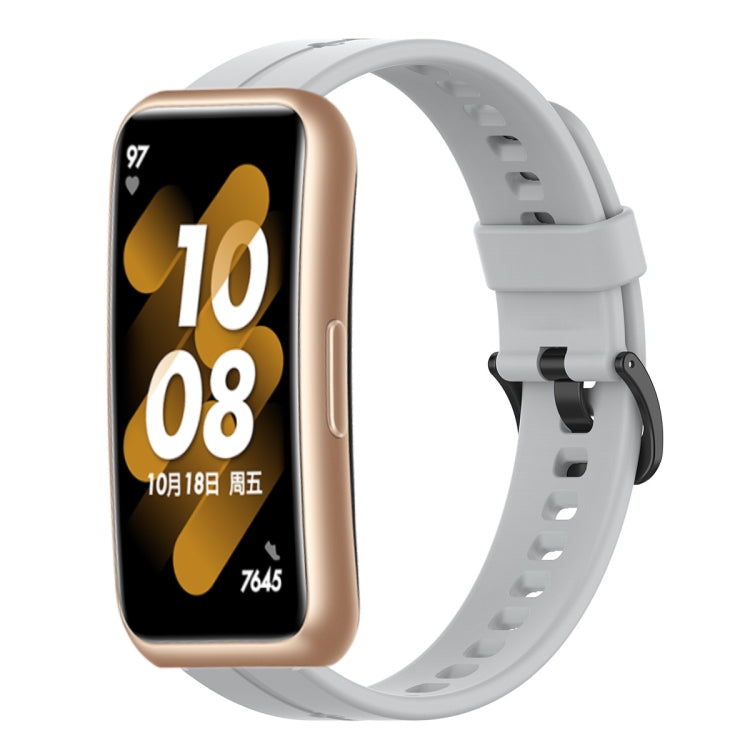 Solid Color Silicone Watch Band, For Huawei Band 7, For Huawei Band 6, For Huawei Band 3