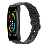 Solid Color Silicone Watch Band, For Huawei Band 7, For Huawei Band 6, For Huawei Band 3