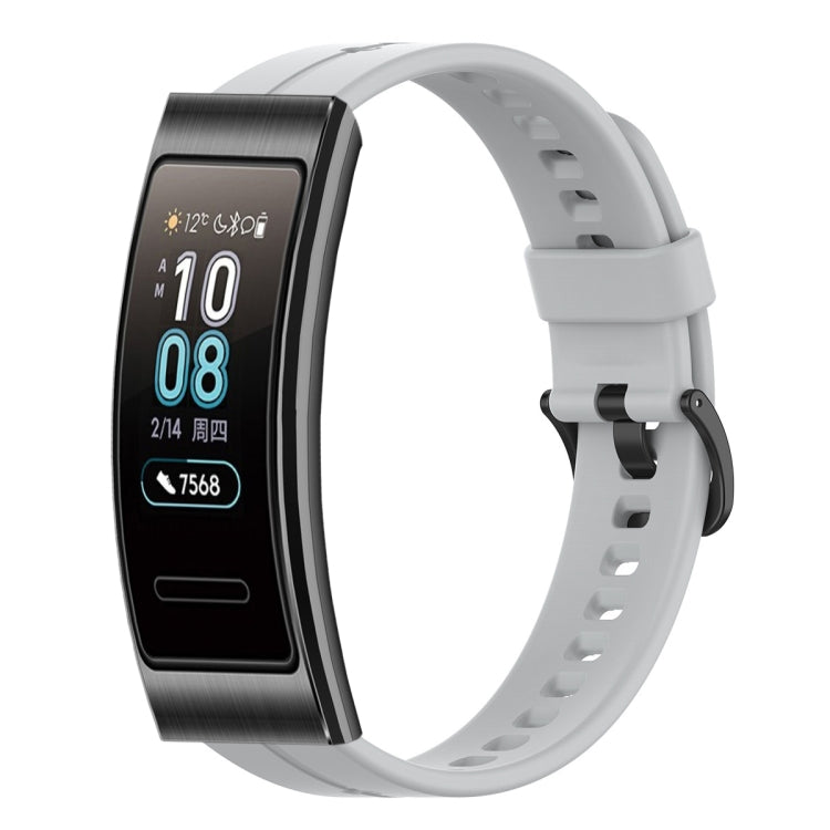 Solid Color Silicone Watch Band, For Huawei Band 7, For Huawei Band 6, For Huawei Band 3