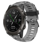 26mm Camouflage Printed Silicone Watch Band, For Garmin Instinct 2X Solar, For Garmin D2 Delta PX, For Garmin Tactix 7 Pro, For Garmin Tactix 7, For Garmin Fenix 7X, For Garmin Fenix 7X Solar, For Garmin Tactix Delta, For Garmin Enduro 2