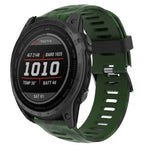 26mm Camouflage Printed Silicone Watch Band, For Garmin Instinct 2X Solar, For Garmin D2 Delta PX, For Garmin Tactix 7 Pro, For Garmin Tactix 7, For Garmin Fenix 7X, For Garmin Fenix 7X Solar, For Garmin Tactix Delta, For Garmin Enduro 2