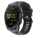 26mm Camouflage Printed Silicone Watch Band, For Garmin Instinct 2X Solar, For Garmin D2 Delta PX, For Garmin Tactix 7 Pro, For Garmin Tactix 7, For Garmin Fenix 7X, For Garmin Fenix 7X Solar, For Garmin Tactix Delta, For Garmin Enduro 2