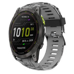 26mm Camouflage Printed Silicone Watch Band, For Garmin Instinct 2X Solar, For Garmin D2 Delta PX, For Garmin Tactix 7 Pro, For Garmin Tactix 7, For Garmin Fenix 7X, For Garmin Fenix 7X Solar, For Garmin Tactix Delta, For Garmin Enduro 2