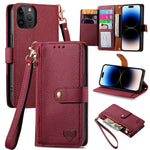 Love Zipper Lanyard Leather Phone Case, For iPhone 14 Pro Max, For iPhone 7 / 8 / SE 2022, For iPhone 13 Pro Max, For iPhone 13 Pro, For iPhone 13, For iPhone 12 / 12 Pro, For iPhone 12 Pro Max, For iPhone 11 Pro Max