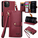 Love Zipper Lanyard Leather Phone Case, For iPhone 14 Pro Max, For iPhone 7 / 8 / SE 2022, For iPhone 13 Pro Max, For iPhone 13 Pro, For iPhone 13, For iPhone 12 / 12 Pro, For iPhone 12 Pro Max, For iPhone 11 Pro Max