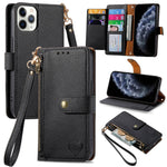 Love Zipper Lanyard Leather Phone Case, For iPhone 14 Pro Max, For iPhone 7 / 8 / SE 2022, For iPhone 13 Pro Max, For iPhone 13 Pro, For iPhone 13, For iPhone 12 / 12 Pro, For iPhone 12 Pro Max, For iPhone 11 Pro Max