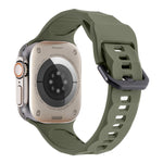Ripple Silicone Sports Watch Band, For Apple Watch Ultra 49mm, For Apple Watch 8 45mm, For Apple Watch SE 2022 44mm