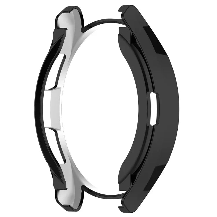 Electroplated TPU Half Pack Hollow Watch Protective Case, For Samsung Galaxy Watch6 Classic 47mm, For Samsung Galaxy Watch6 Classic 43mm