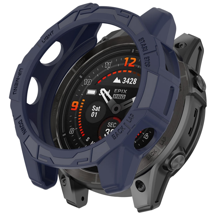 Armored TPU Half Wrapped Watch Protective Case, For Garmin Epix Pro / Epix Pro Gen 2 42mm / Fenix 7S / 7S Pro, For Garmin Epix Pro / Epix Pro Gen 2 51mm / Fenix 7X / 7X Pro, For Garmin Epix Pro / Epix Pro Gen 2 47mm / Fenix 7 / 7 Pro