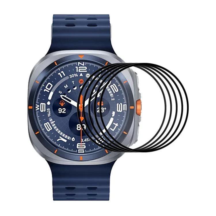 5pcs ENKAY 3D Full Coverage Soft PC Edge PMMA HD Screen Film, For Samsung Galaxy Watch Ultra 47mm / Ultra 2025, For Samsung Galaxy Watch8 Classic 46mm, For Samsung Galaxy Watch8 44mm, For Samsung Galaxy Watch8 40mm                                      ...