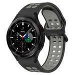 Two-Color Breathable Silicone Watch Band, For Samsung  Galaxy Watch 4 Classic 42mm