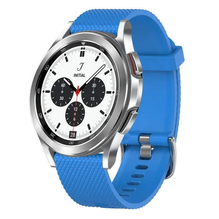 20mm Diamond Textured Silicone Watch Band, For Samsung  Galaxy Watch 4 Classic 42mm, For Samsung Galaxy Watch Active 2 44mm, For Samsung Galaxy Watch Active 2 40mm, For Samsung Galaxy Watch 42mm