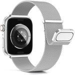 Milan Double Magnetic Steel Mesh Watch Band, For Apple Watch Ultra 49mm, For Apple Watch 8 41mm, For Apple Watch 8 45mm, For Apple Watch SE 2022 40mm, For Apple Watch SE 2022 44mm, For Apple Watch 7 41mm