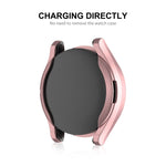 ENKAY Hat-Prince Full Coverage Electroplated Soft TPU Case with Screen Protection, For Samsung Galaxy Watch6 44mm, For Samsung Galaxy Watch6 40mm
