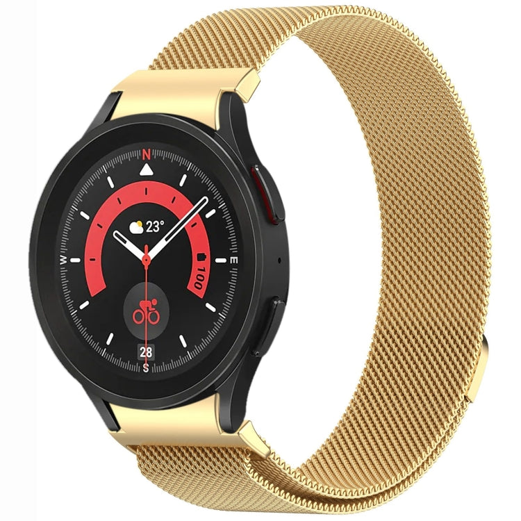 Button Style Milan Magnetic Metal Watch Band, For Samsung Galaxy Watch 6 Classic, For Samsung Galaxy Watch5 / 5 Pro, For Samsung Galaxy Watch4 / 4 Classic 46mm, For Samsung Galaxy Watch3 41mm