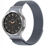 Button Style Milan Magnetic Metal Watch Band, For Samsung Galaxy Watch 6 Classic, For Samsung Galaxy Watch5 / 5 Pro, For Samsung Galaxy Watch4 / 4 Classic 46mm, For Samsung Galaxy Watch3 41mm