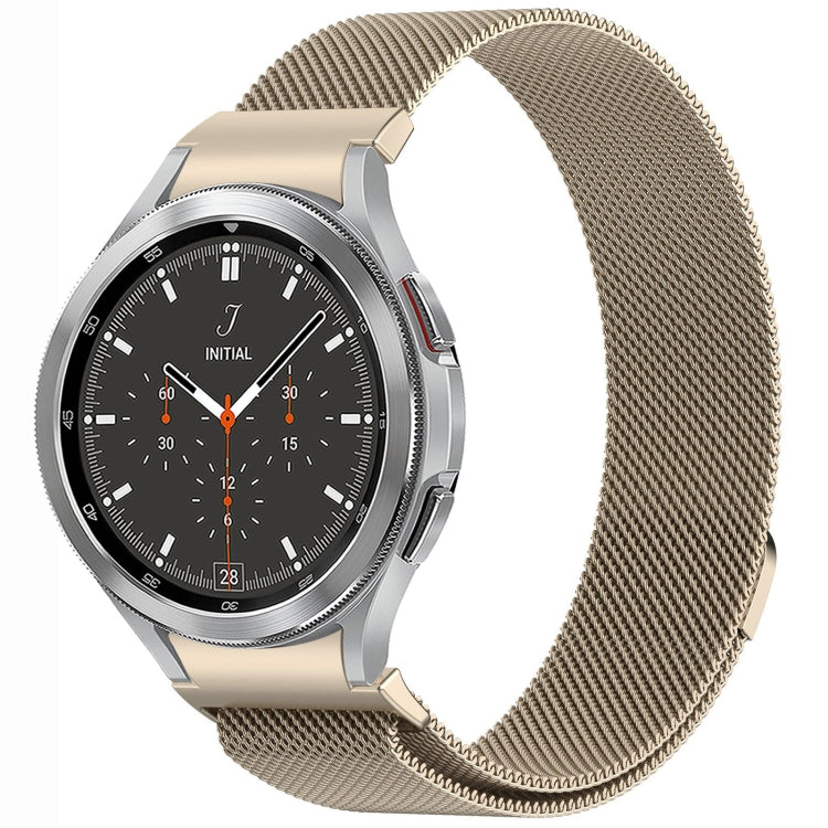 Button Style Milan Magnetic Metal Watch Band, For Samsung Galaxy Watch 6 Classic, For Samsung Galaxy Watch5 / 5 Pro, For Samsung Galaxy Watch4 / 4 Classic 46mm, For Samsung Galaxy Watch3 41mm