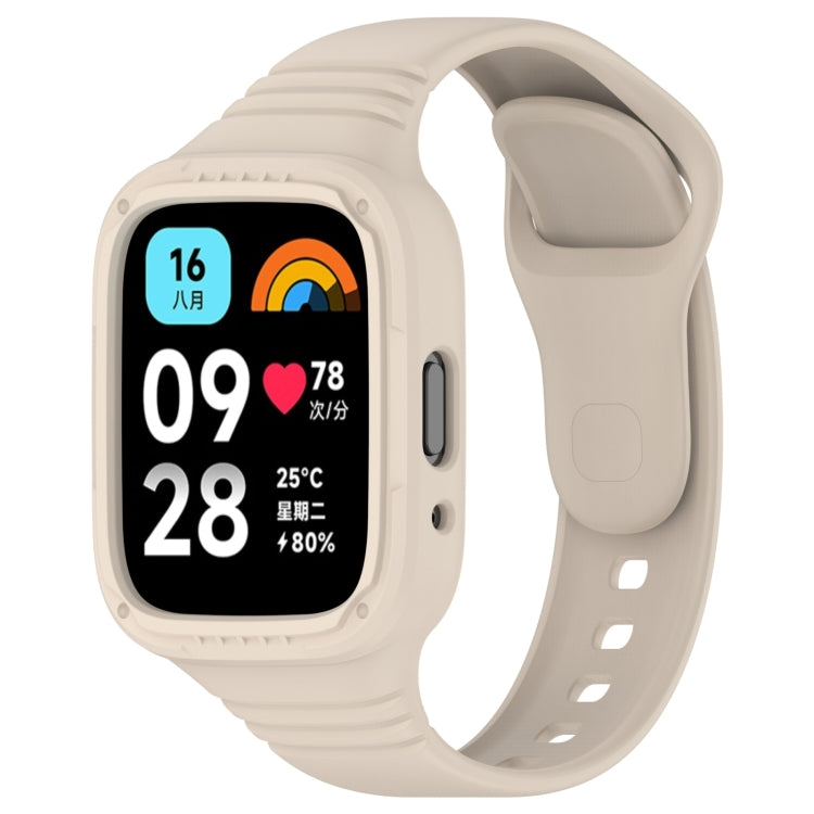 Integrated Fully Enclosed Silicone Watch Band, For Redmi Watch 3 Active, For Redmi Watch 3 Lite