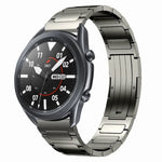 22mm I-Shaped Titanium Alloy Watch Band, For Samsung Galaxy Watch3 45mm, For Samsung Gear S3 Classic, For Samsung Gear S3 Frontier