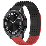 20mm Holes Breathable 3D Dots Silicone Watch Band, For Samsung Galaxy Watch 6 Classic 43mm, For Samsung Galaxy watch 5 Pro Golf Edition, For Samsung Galaxy watch 5 Golf Edition
