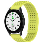 20mm Holes Breathable 3D Dots Silicone Watch Band, For Samsung Galaxy Watch 6 Classic 43mm, For Samsung Galaxy watch 5 Pro Golf Edition, For Samsung Galaxy watch 5 Golf Edition