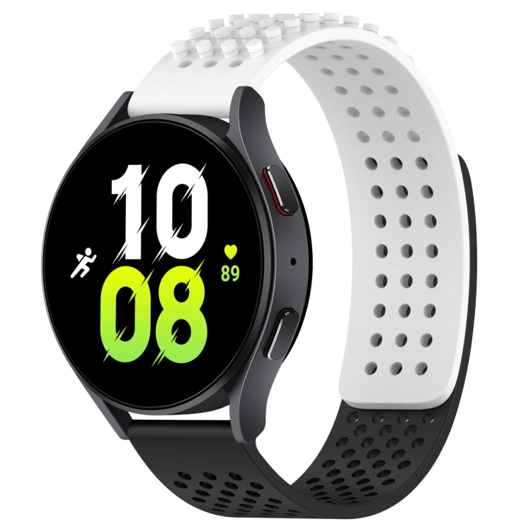 20mm Holes Breathable 3D Dots Silicone Watch Band, For Samsung Galaxy Watch 5  44mm, For Samsung Galaxy Watch 5 Pro  45mm, For Samsung Galaxy Watch 5  40mm