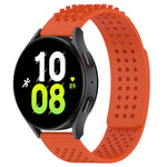 20mm Holes Breathable 3D Dots Silicone Watch Band, For Samsung Galaxy Watch 5  44mm, For Samsung Galaxy Watch 5 Pro  45mm, For Samsung Galaxy Watch 5  40mm