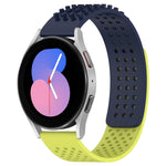 20mm Holes Breathable 3D Dots Silicone Watch Band, For Samsung Galaxy Watch 5  44mm, For Samsung Galaxy Watch 5 Pro  45mm, For Samsung Galaxy Watch 5  40mm