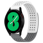 20mm Holes Breathable 3D Dots Silicone Watch Band, For Samsung Galaxy Watch 4 44mm, For Samsung Galaxy Watch 4 40mm, For Samsung  Galaxy Watch 4 Classic 46mm