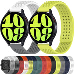 20mm Holes Breathable 3D Dots Silicone Watch Band, For Samsung Galaxy Watch 4 44mm, For Samsung Galaxy Watch 4 40mm, For Samsung  Galaxy Watch 4 Classic 46mm