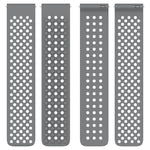 20mm Holes Breathable 3D Dots Silicone Watch Band, For Samsung Galaxy Watch 6 Classic 47mm, For Samsung Galaxy Watch 6 44mm, For Samsung Galaxy Watch 6 40mm