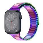 Bamboo Magnetic Stainless Steel Metal Watch Strap, For Apple Watch Series 8 41mm, For Apple Watch Series 8 45mm, For Apple Watch SE 2022 40mm, For Apple Watch SE 2022 44mm, For Apple Watch Series 7 41mm, For Apple Watch Series 7 45mm