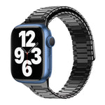 Bamboo Magnetic Stainless Steel Metal Watch Strap, For Apple Watch Series 8 41mm, For Apple Watch Series 8 45mm, For Apple Watch SE 2022 40mm, For Apple Watch SE 2022 44mm, For Apple Watch Series 7 41mm, For Apple Watch Series 7 45mm