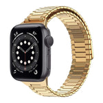 Bamboo Magnetic Stainless Steel Metal Watch Strap, For Apple Watch Series 6 40mm, For Apple Watch Series 6 44mm, For Apple Watch Series 5 44mm, For Apple Watch Series 5 40mm, For Apple Watch Series 4 44mm, For Apple Watch Series 4 40mm