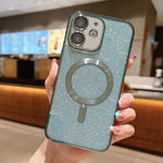 Glitter Electroplating MagSafe TPU Phone Case, For iPhone 13 Pro Max, For iPhone 13 Pro, For iPhone 13, For iPhone 12, For iPhone 12 Pro Max, For iPhone 12 Pro