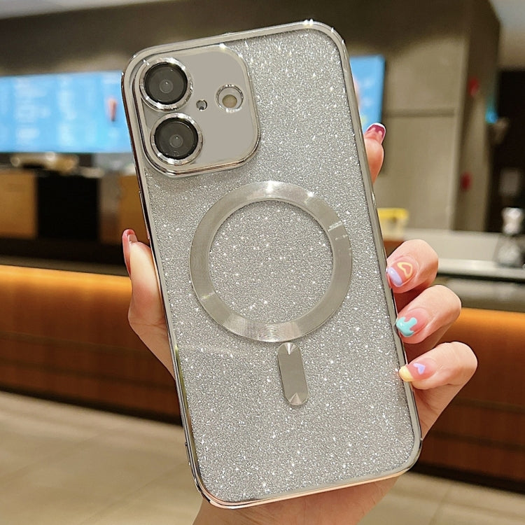 Glitter Electroplating MagSafe TPU Phone Case, For iPhone 16 Pro, For iPhone 16 Plus, For iPhone 16, For iPhone 15 Pro Max, For iPhone 15 Pro, For iPhone 15 Plus