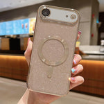 Glitter Electroplating MagSafe TPU Phone Case, For iPhone 17e / 16e, For iPhone 17 Pro Max, For iPhone 17 Pro, For iPhone 17, For iPhone Air, For iPhone 16 Pro Max