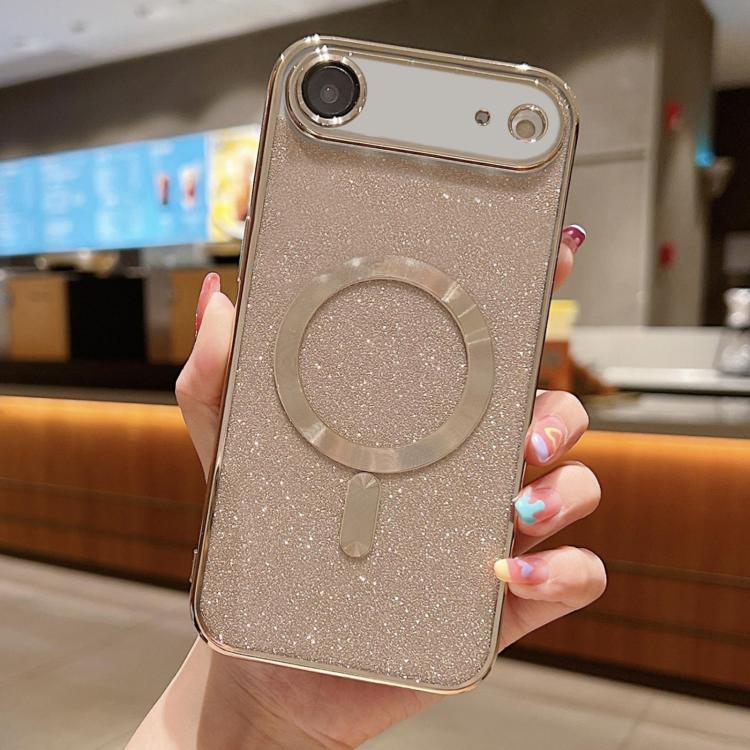 Glitter Electroplating MagSafe TPU Phone Case, For iPhone 17e / 16e, For iPhone 17 Pro Max, For iPhone 17 Pro, For iPhone 17, For iPhone Air, For iPhone 16 Pro Max