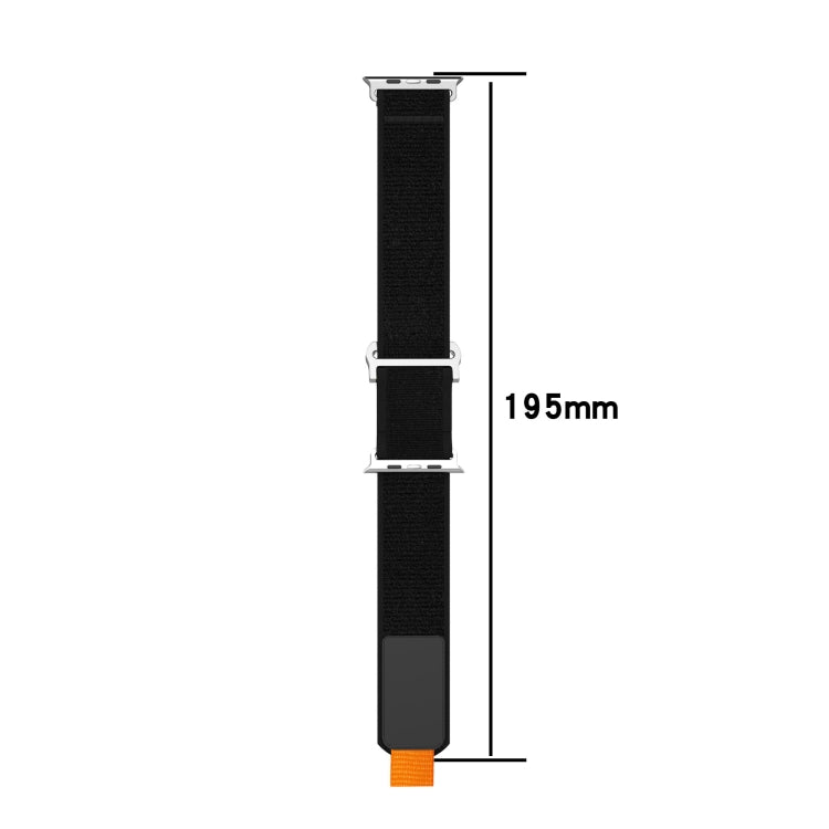 Double Hook and Loop Faster Nylon Watch Band, For Apple Watch SE 2023 44mm, For Apple Watch SE 2023 40mm, For Apple Watch Ultra 2 49mm, For Apple Watch Series 9 45mm, For Apple Watch Series 9 41mm, For Apple Watch Ultra 49mm, For Apple Watch Series 8 4...