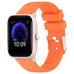 20mm Smooth Solid Color Silicone Watch Band, For Amazfit Pop Pro, For Amazfit Pop, For Amazfit GTS 2