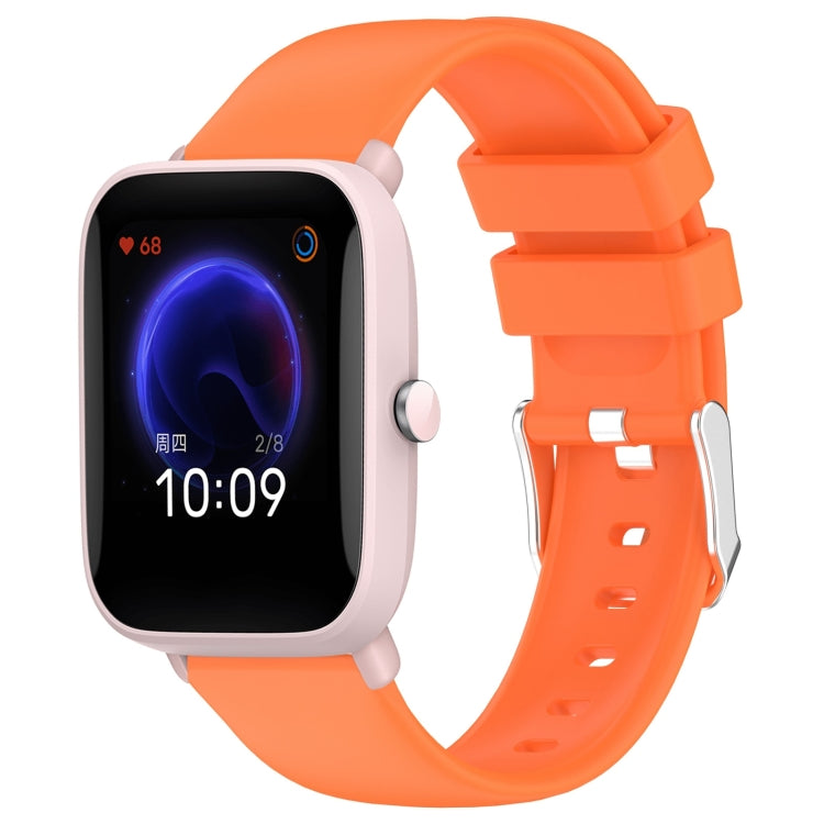20mm Smooth Solid Color Silicone Watch Band, For Amazfit Pop Pro, For Amazfit Pop, For Amazfit GTS 2