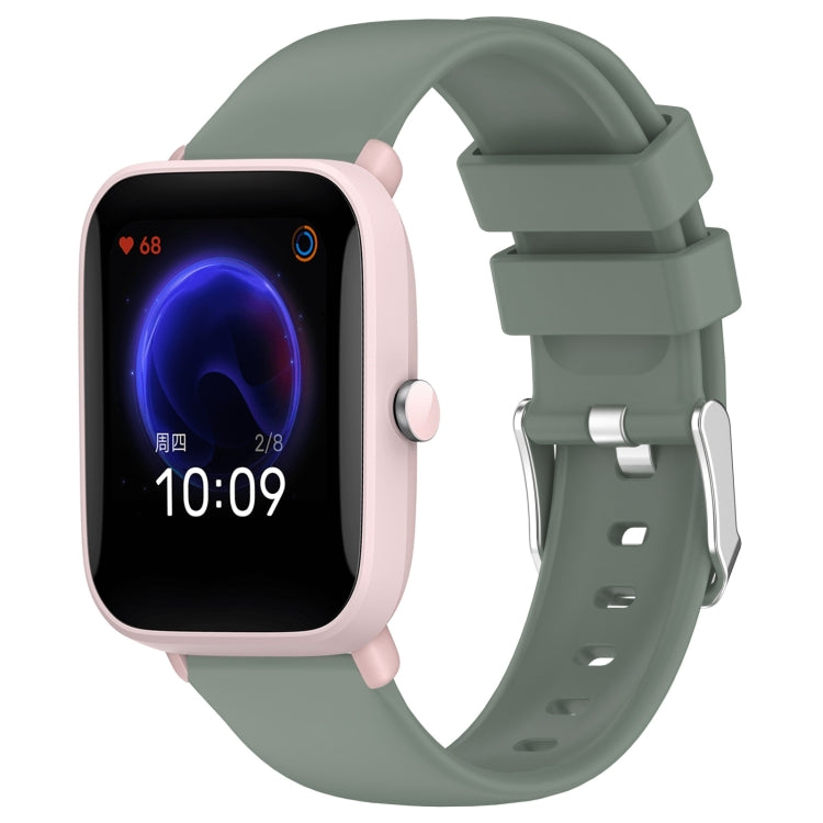 20mm Smooth Solid Color Silicone Watch Band, For Amazfit Pop Pro, For Amazfit Pop, For Amazfit GTS 2
