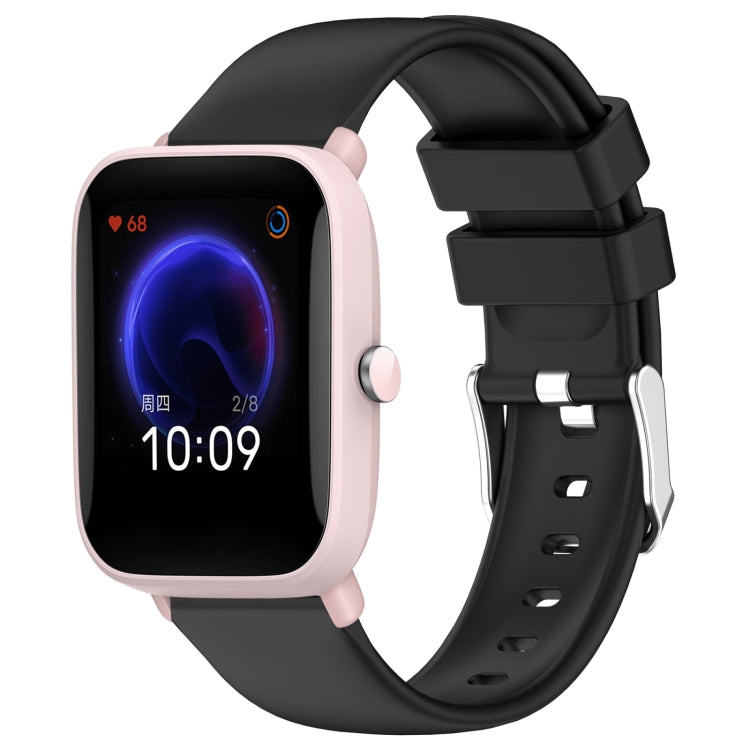 20mm Smooth Solid Color Silicone Watch Band, For Amazfit Pop Pro, For Amazfit Pop, For Amazfit GTS 2