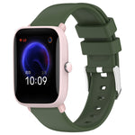 20mm Smooth Solid Color Silicone Watch Band, For Amazfit Pop Pro, For Amazfit Pop, For Amazfit GTS 2